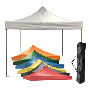 10x10 Heavy Duty Steel Pop-Up Tent Package