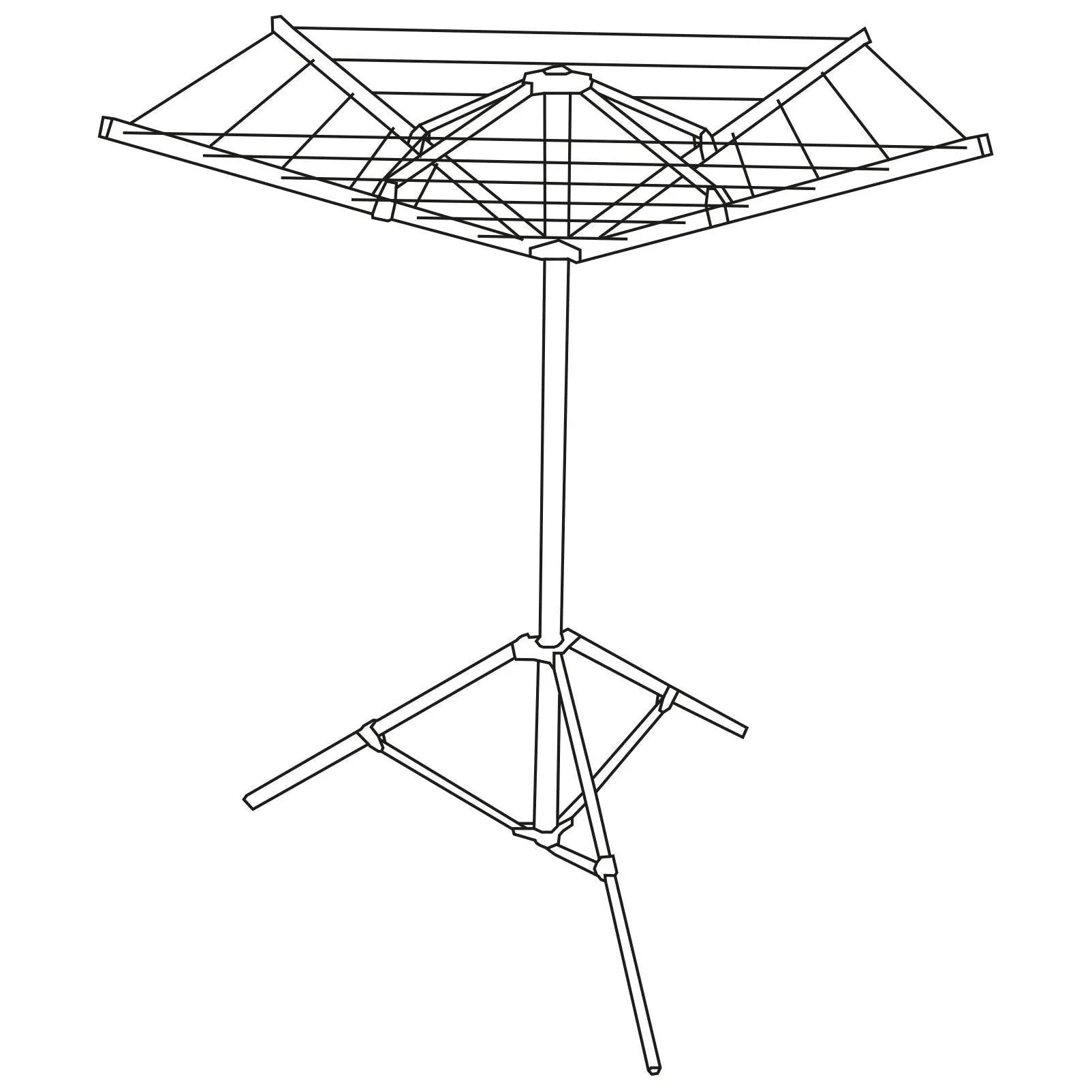 4 Arm Rotary Airer  Stand 4505