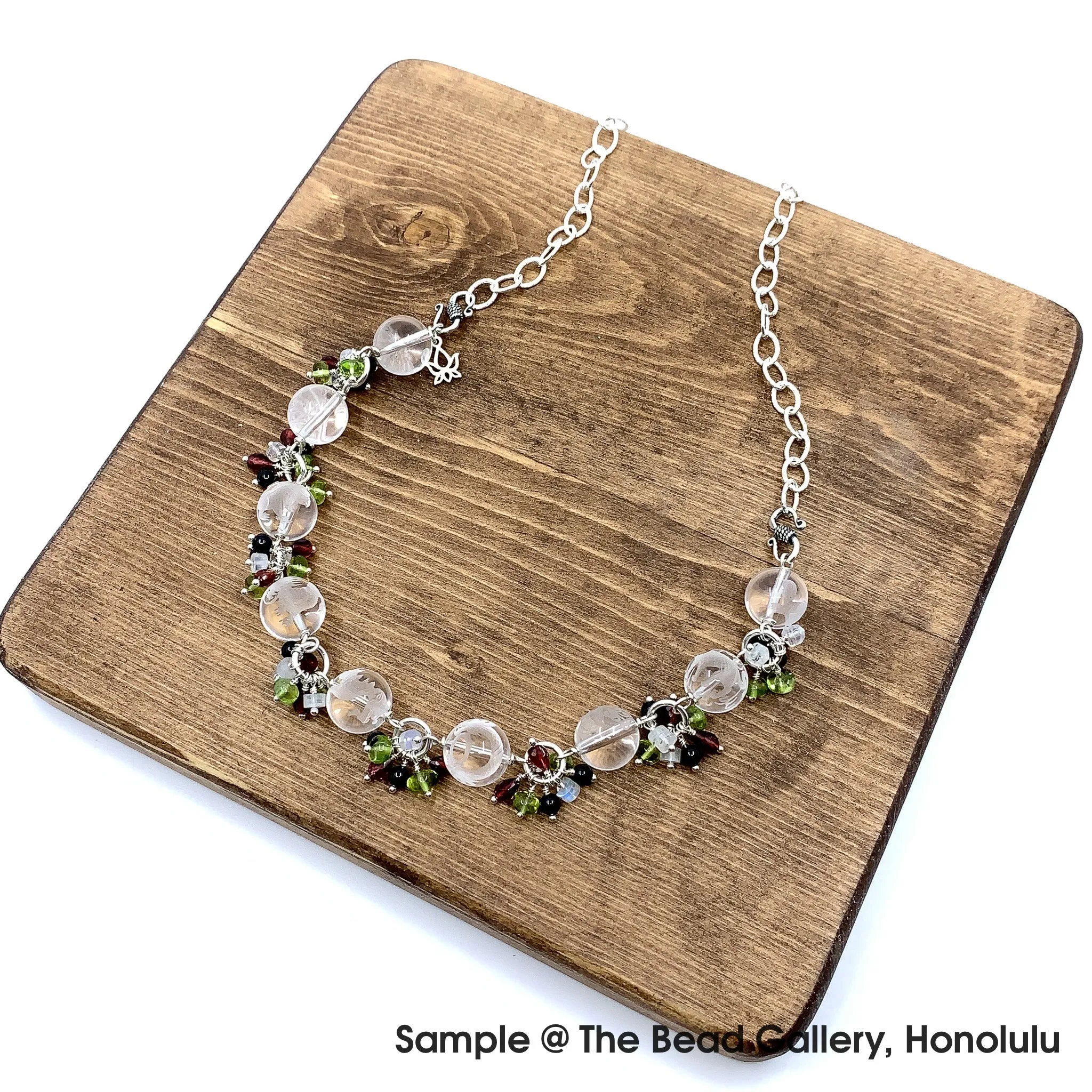 9 Dragon Sons Crystal Quartz Beads - 9 Bead Set (P2200)