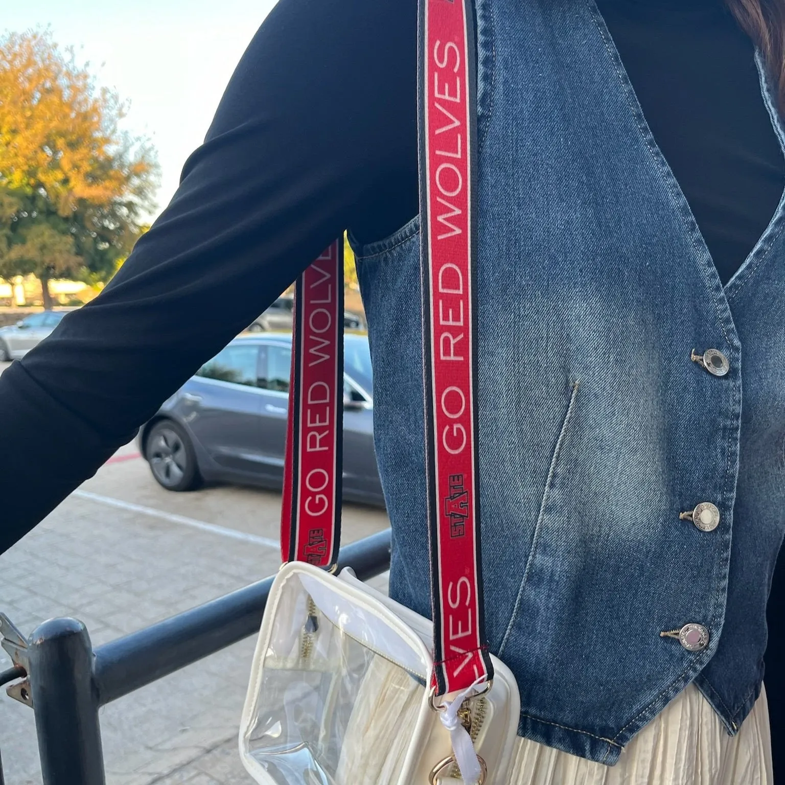 Arkansas State Wolves Patterned Bag Strap