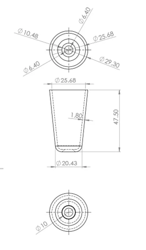 Astoria Brass Leg Cups