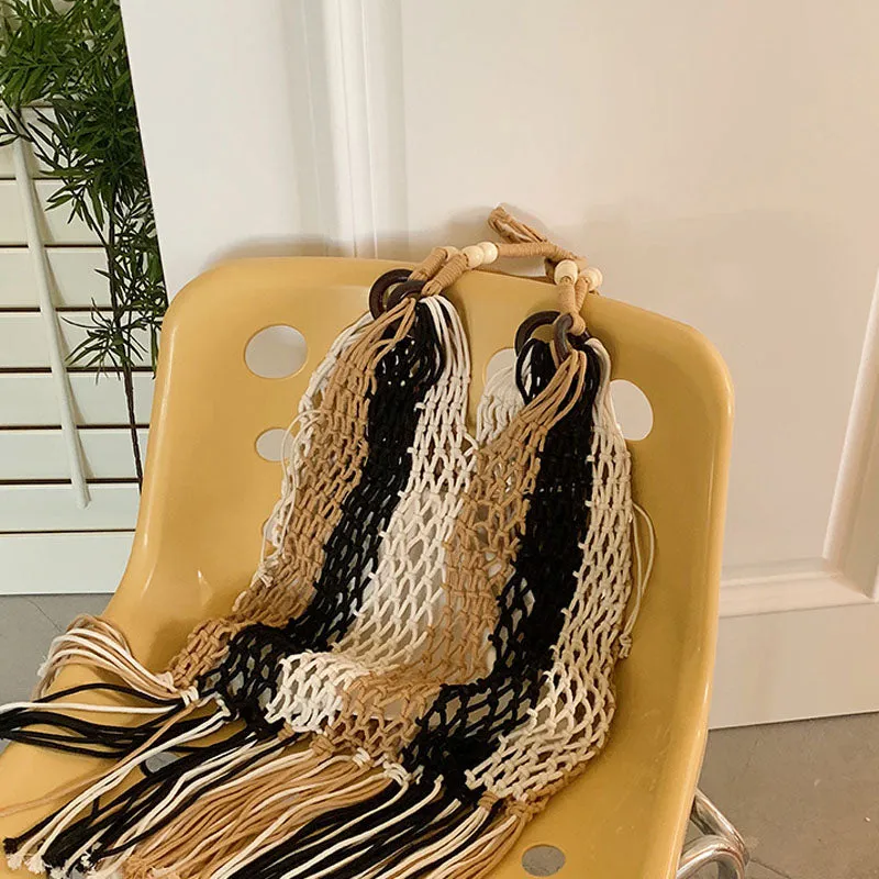 Beach Style Straw Bag