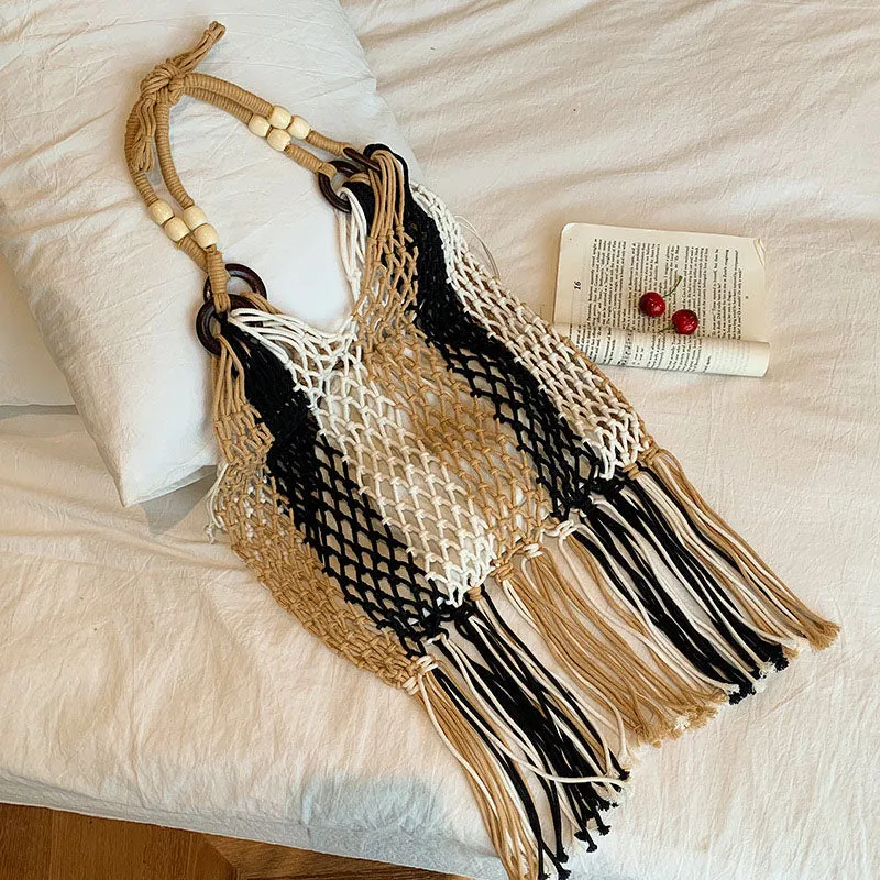 Beach Style Straw Bag