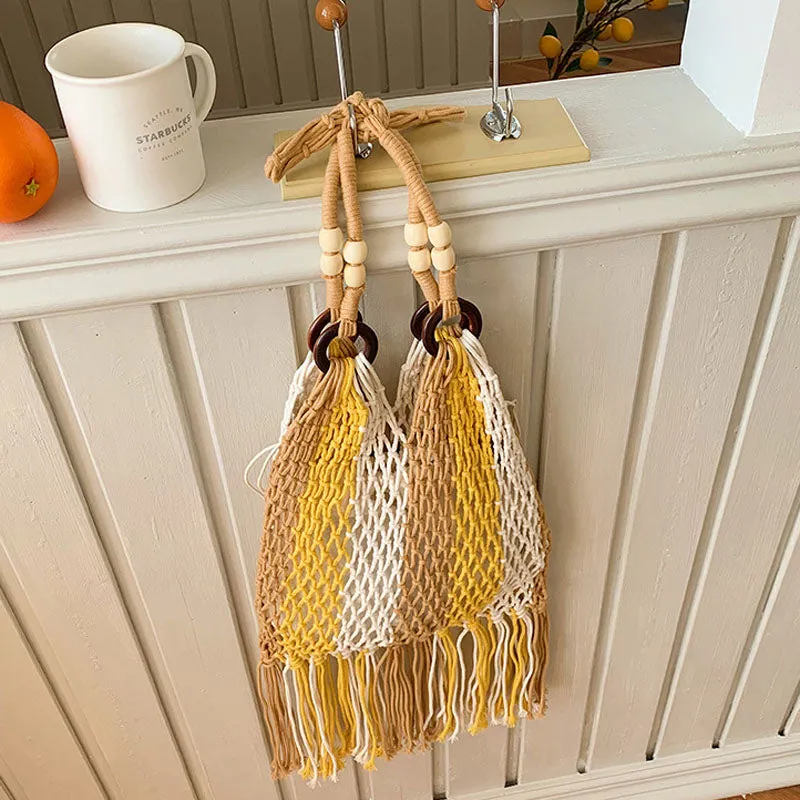Beach Style Straw Bag
