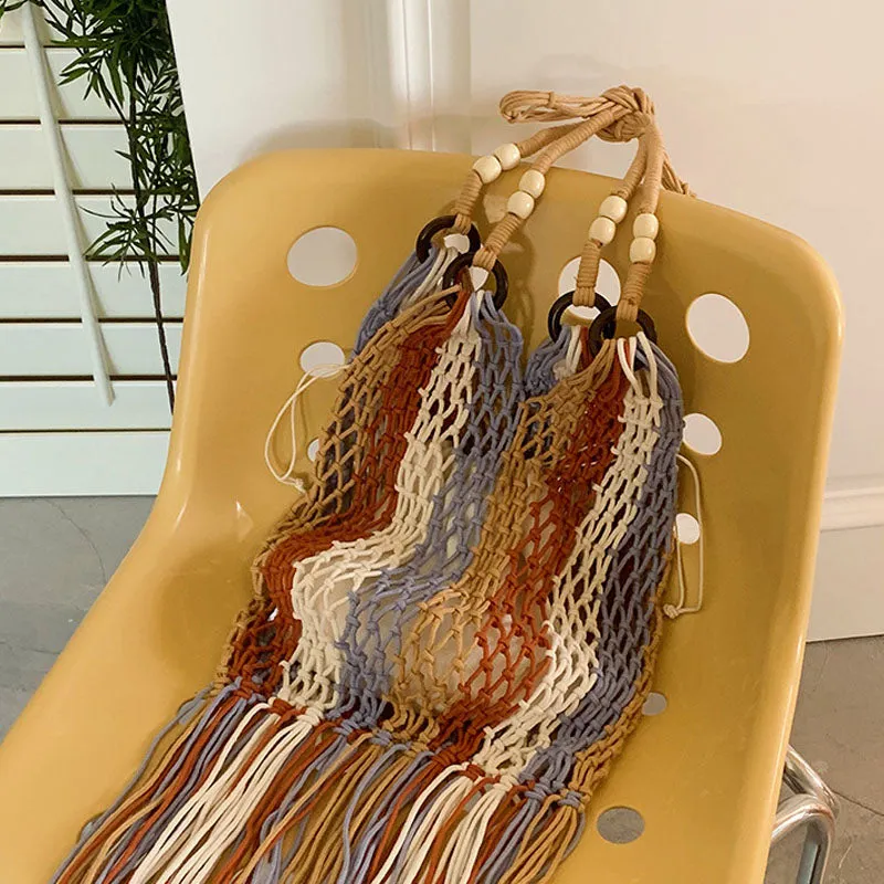 Beach Style Straw Bag