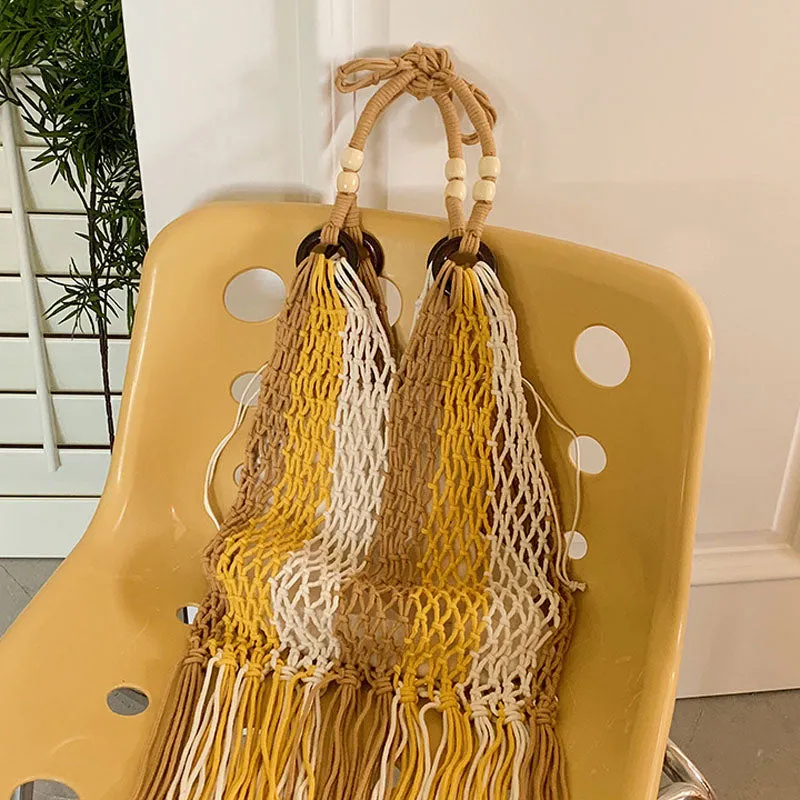 Beach Style Straw Bag