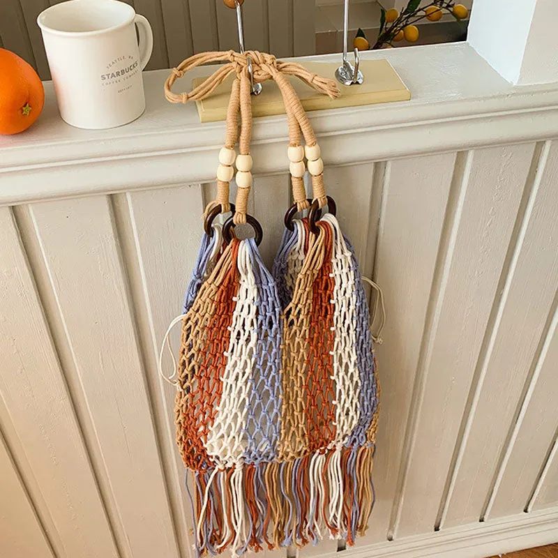 Beach Style Straw Bag
