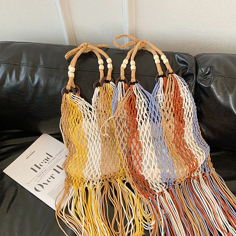 Beach Style Straw Bag