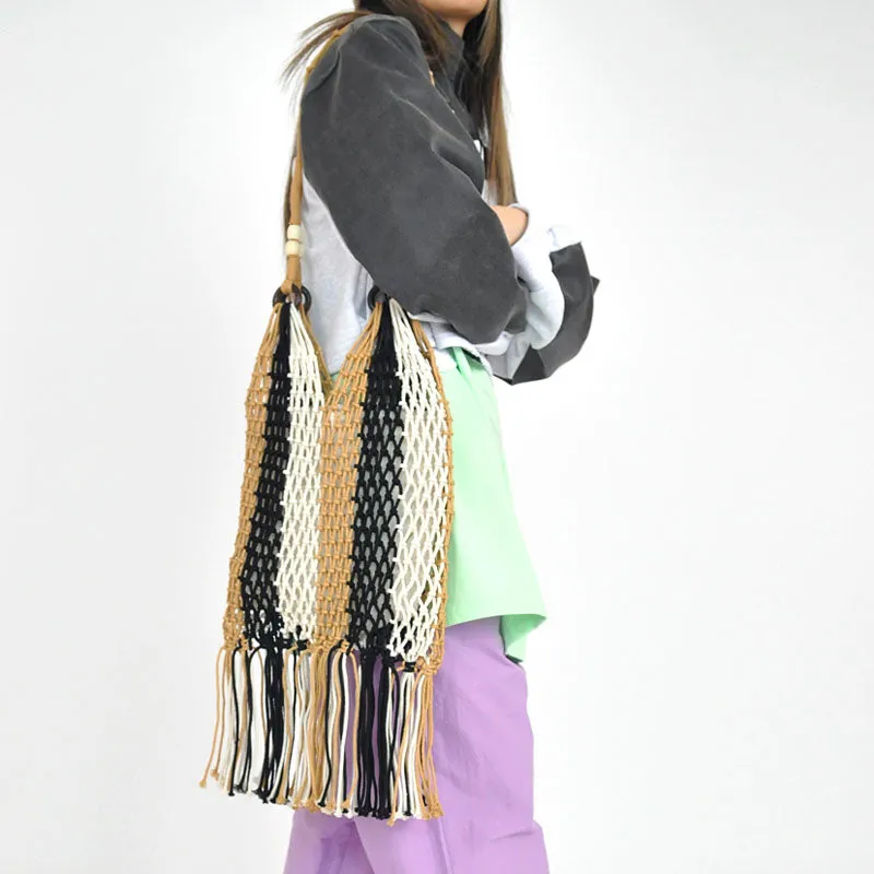 Beach Style Straw Bag