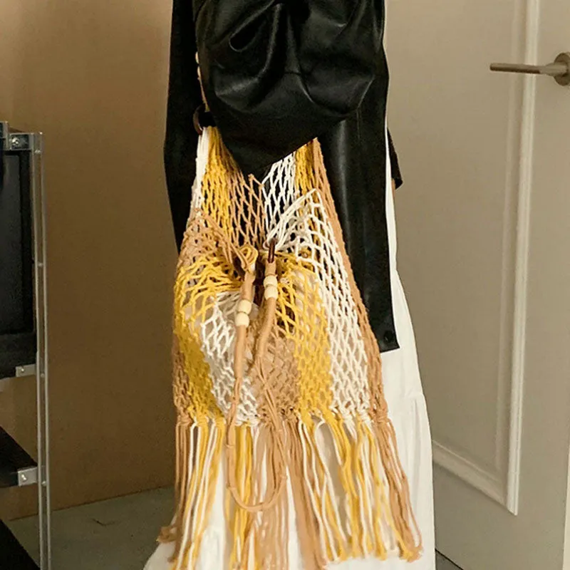 Beach Style Straw Bag