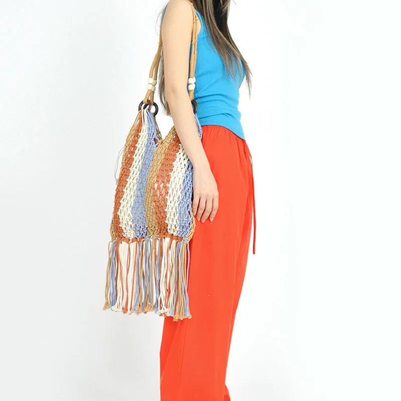 Beach Style Straw Bag