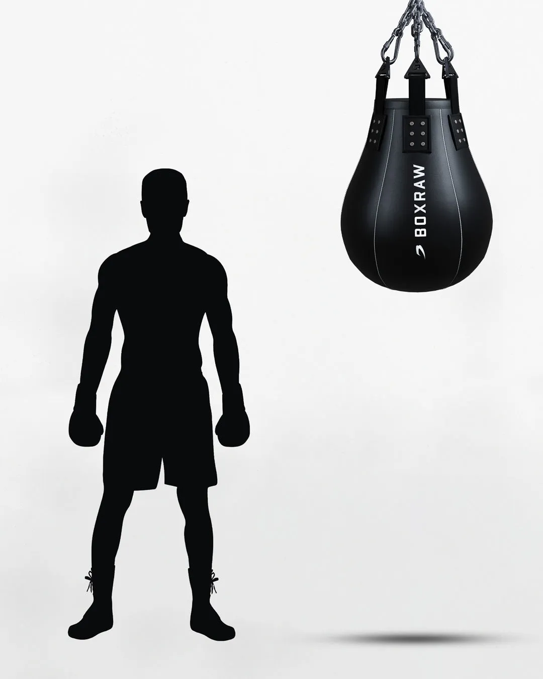 BOXRAW Uppercut Bag - Black