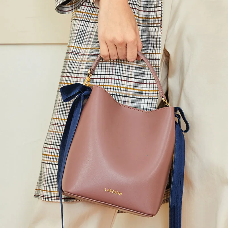 Chic Womens Bucket Bag Leather Handbags Crossbody Bags for Women