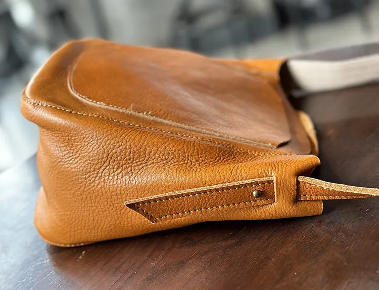 Chic Womens Leather Over The Shoulder Bag Leather Crossbody Purse
