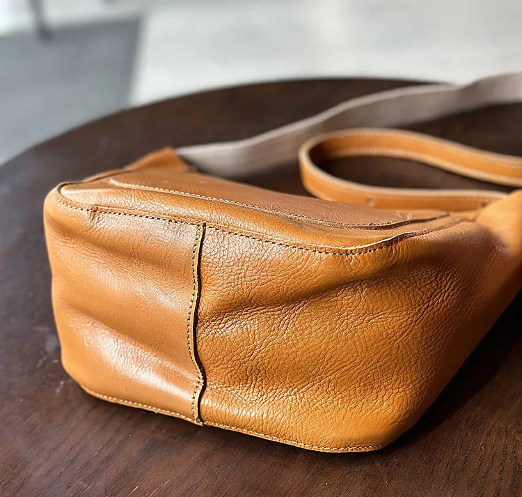 Chic Womens Leather Over The Shoulder Bag Leather Crossbody Purse