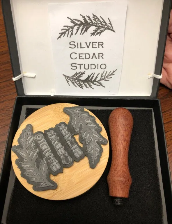 Custom Stamp - Large Custom Rubber Stamp - Custom Logo Stamp - Custom Stamps - Wood Handle Business Stamp - Bag Stamp - Branding Package