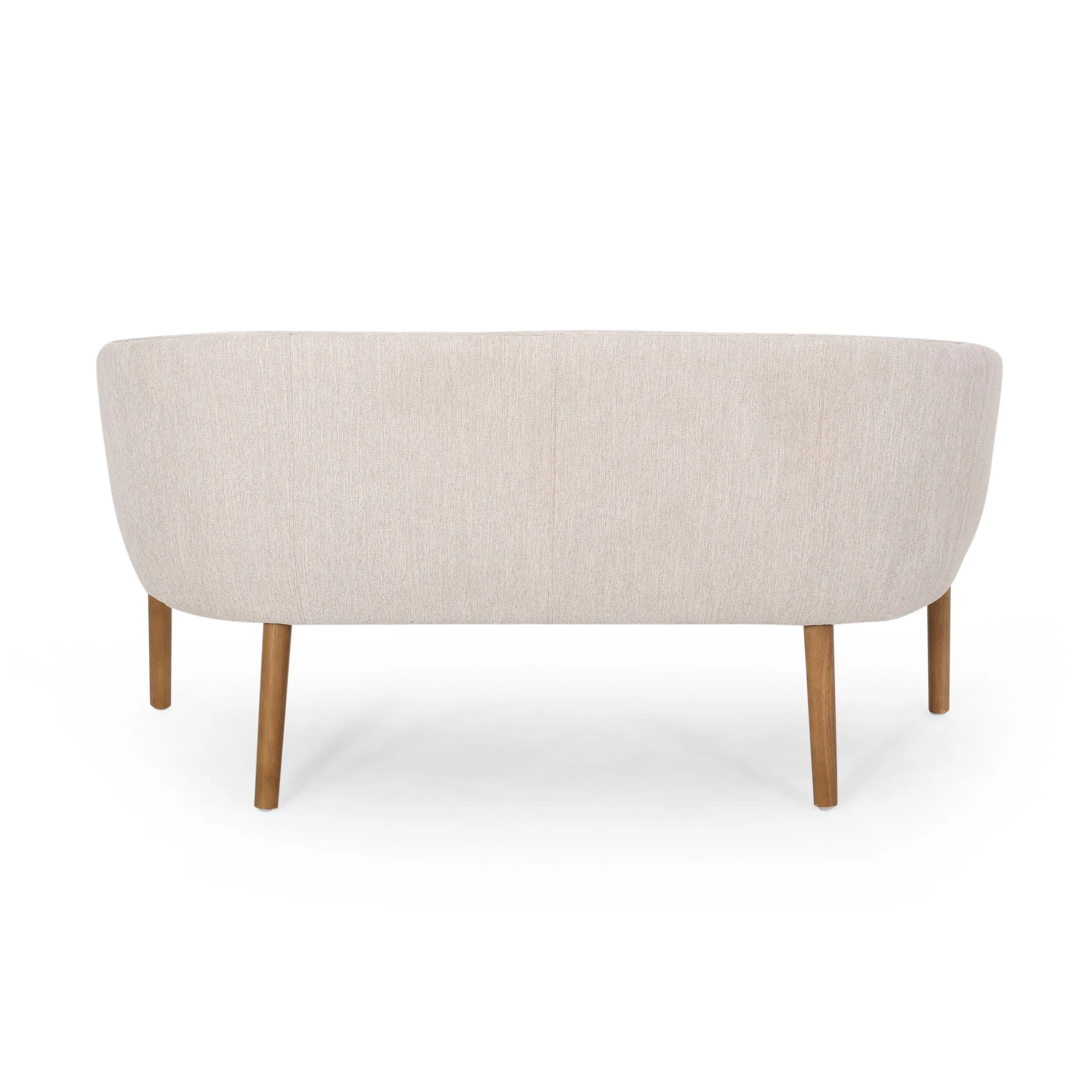Deborah Mid-Century Fabric Settee