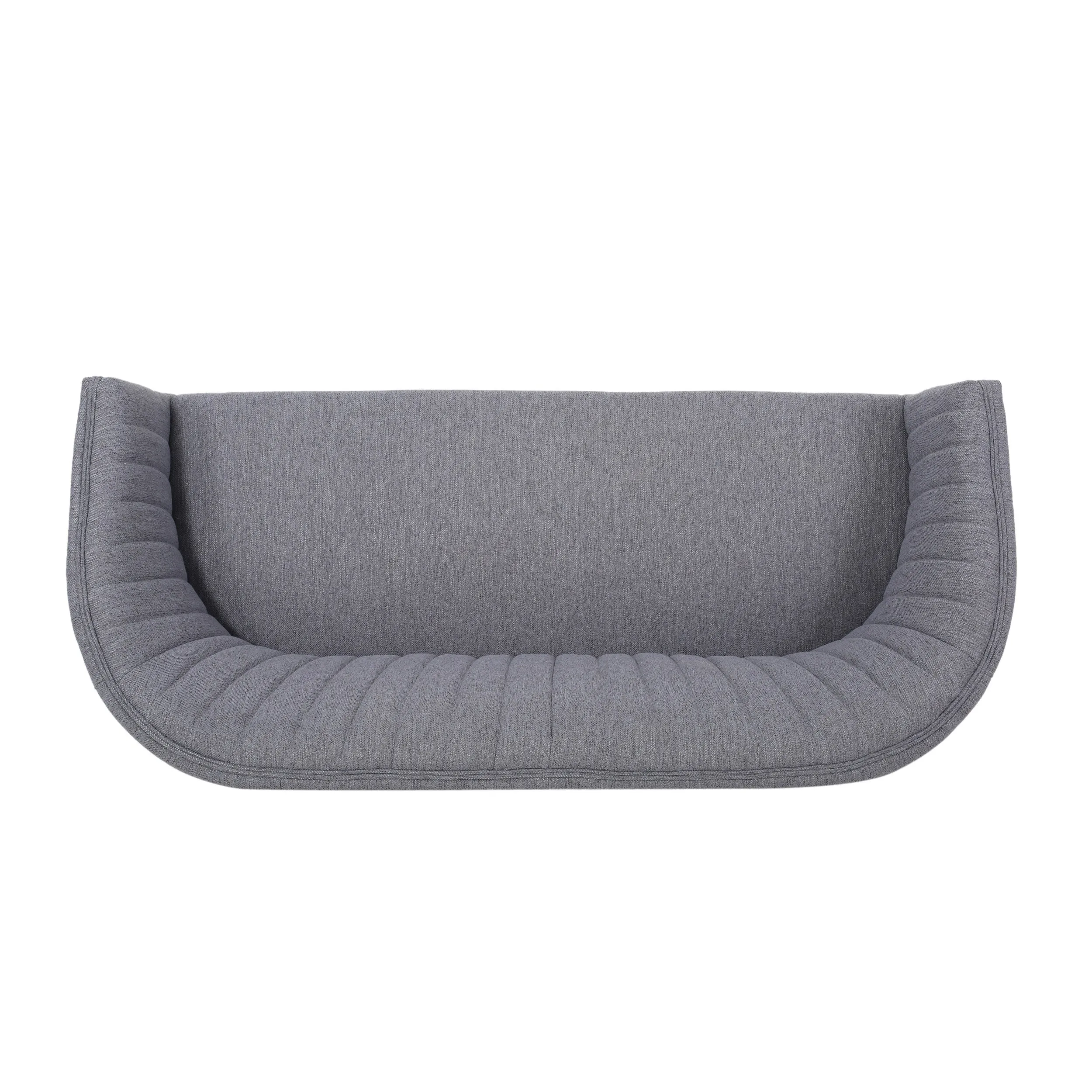 Deborah Mid-Century Fabric Settee