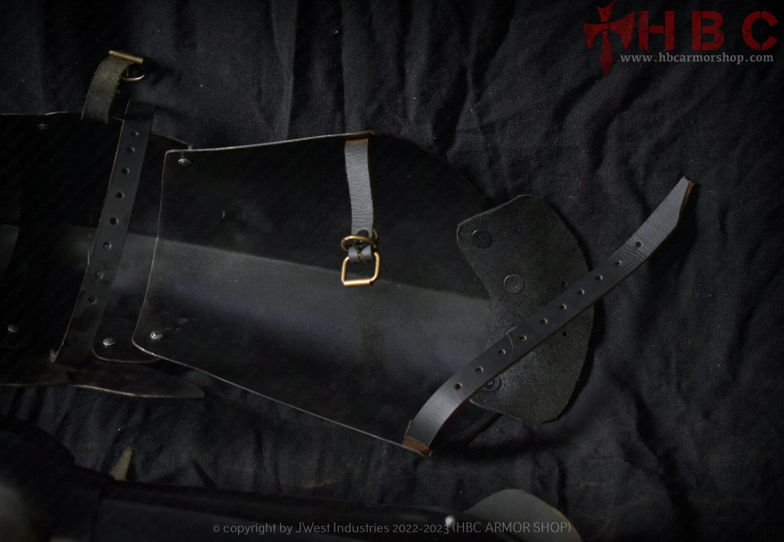 European Leg Armour With front Shin Guard