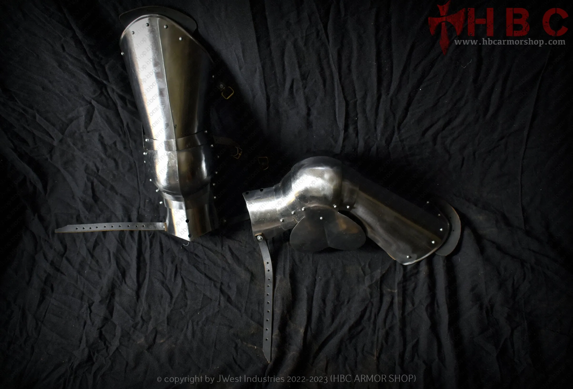 European Leg Armour With front Shin Guard