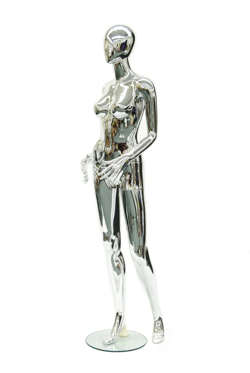 Female Chrome Mannequin MM-801T22