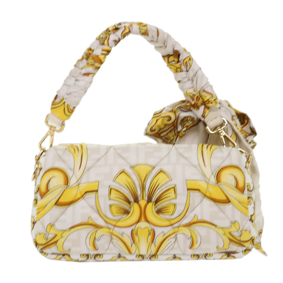 Fendi Baguette  Polyester Shoulder Bag ()