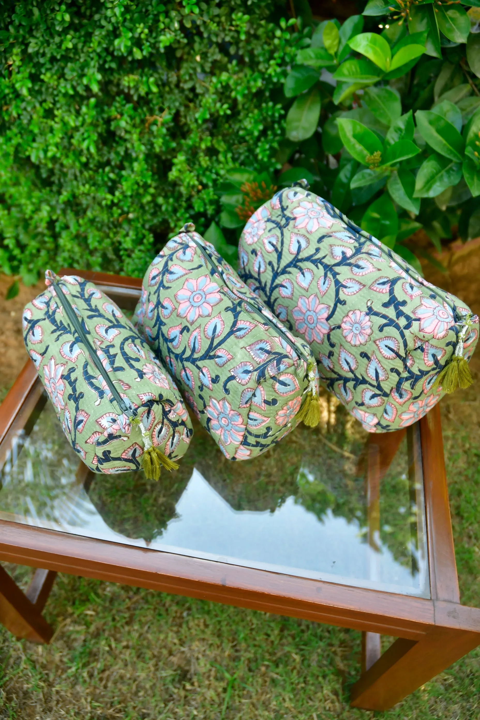 Green Utility Bag (set of 3)