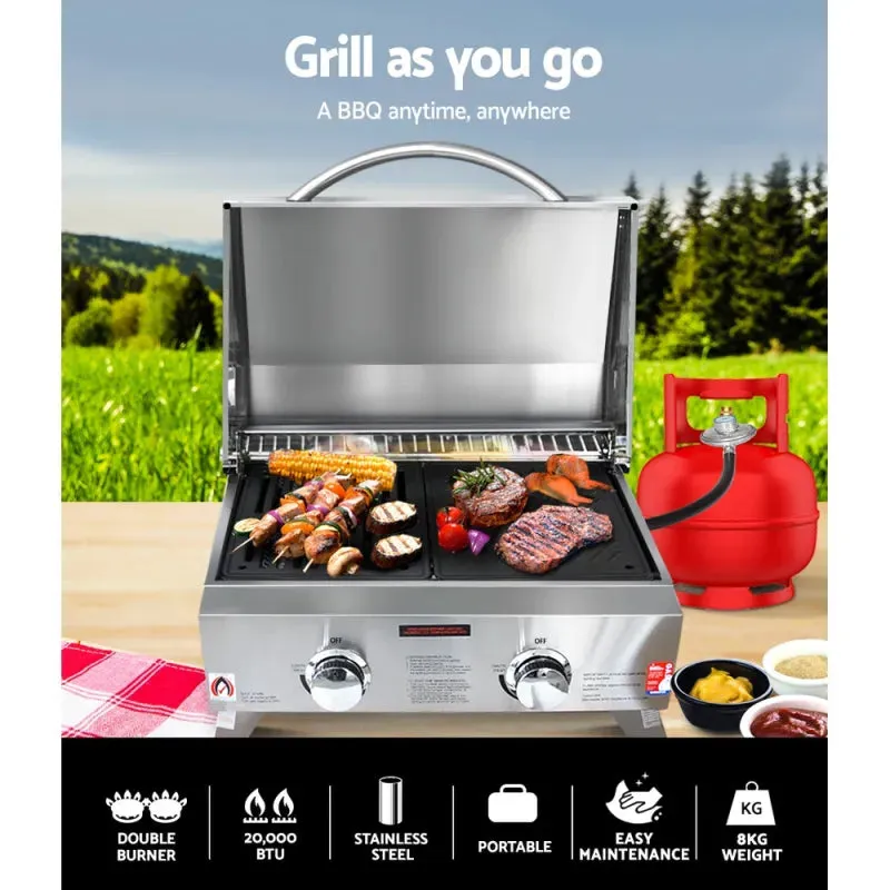 Grillz Portable LPG Gas BBQ