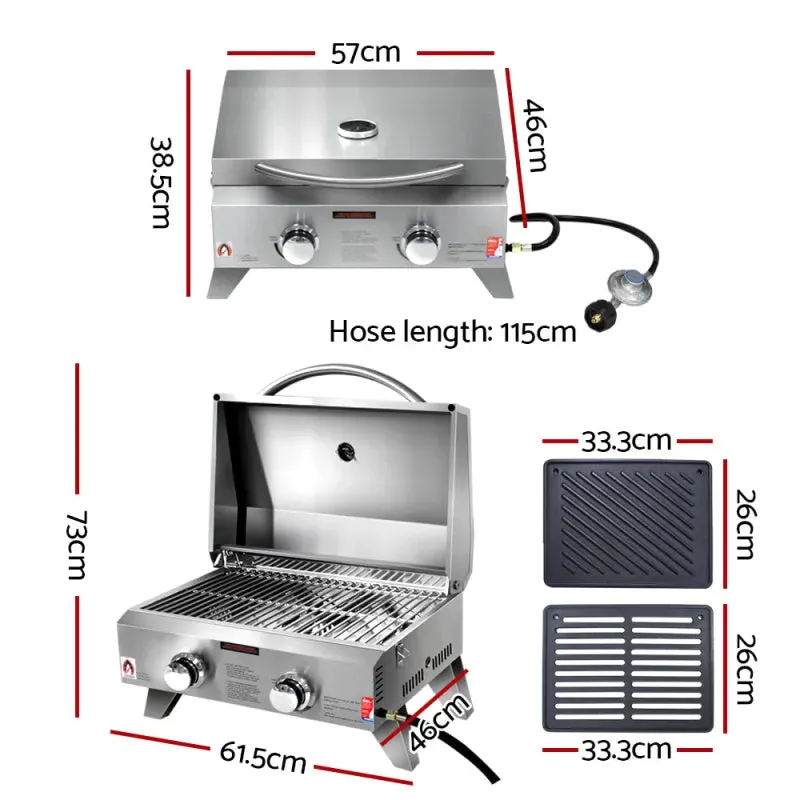 Grillz Portable LPG Gas BBQ