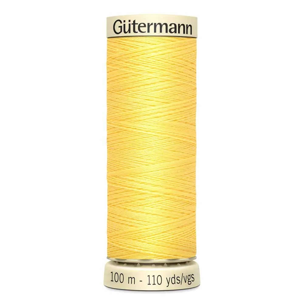 Gutermann Sew-All Polyester Thread (100 m) - Lemon Peel-807