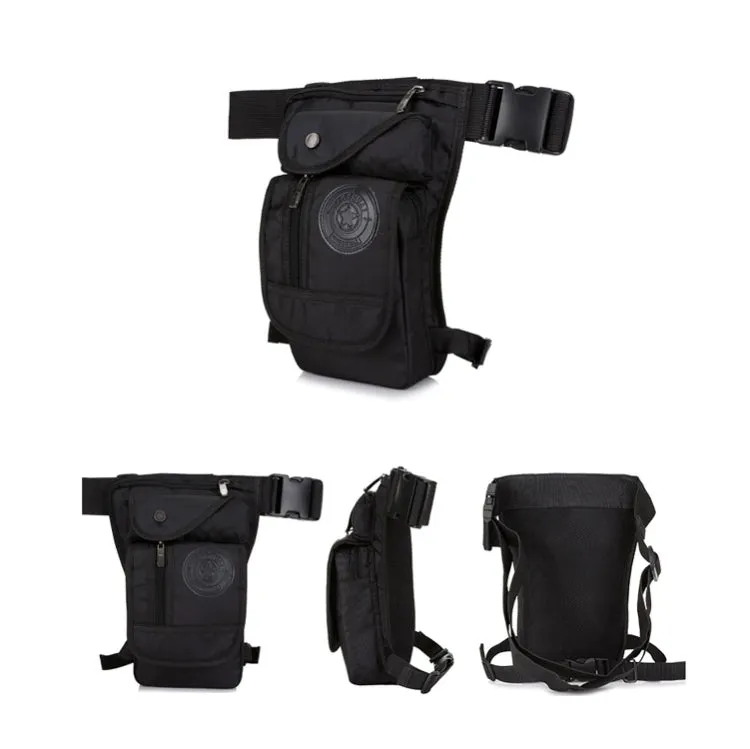 HaoShuai 325 Multi-Function Nylon Leg Bag Mountaineering Outdoor Travel Sports Convenient Waist Bag(Army Green)