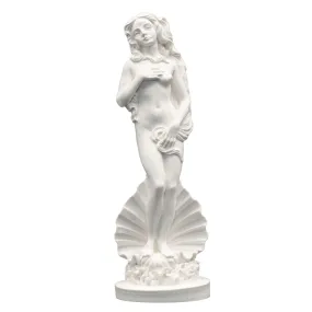 Helcee Handmade Alabaster Aphrodite Emerging Statue 6.48 in