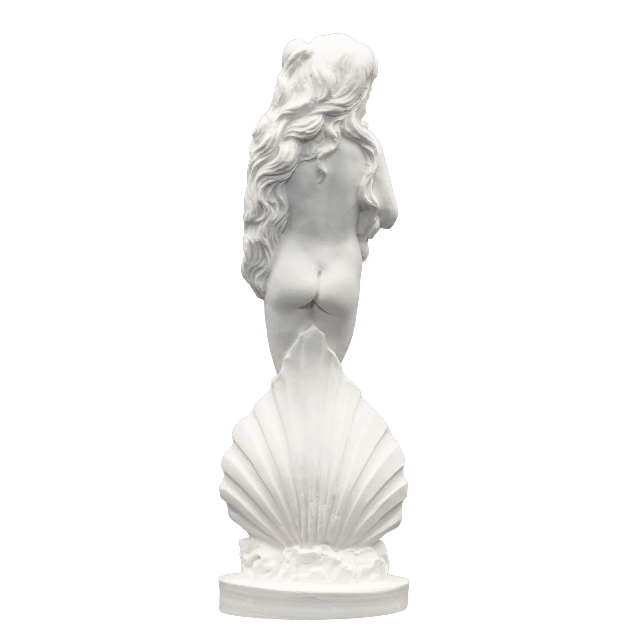 Helcee Handmade Alabaster Aphrodite Emerging Statue 6.48 in