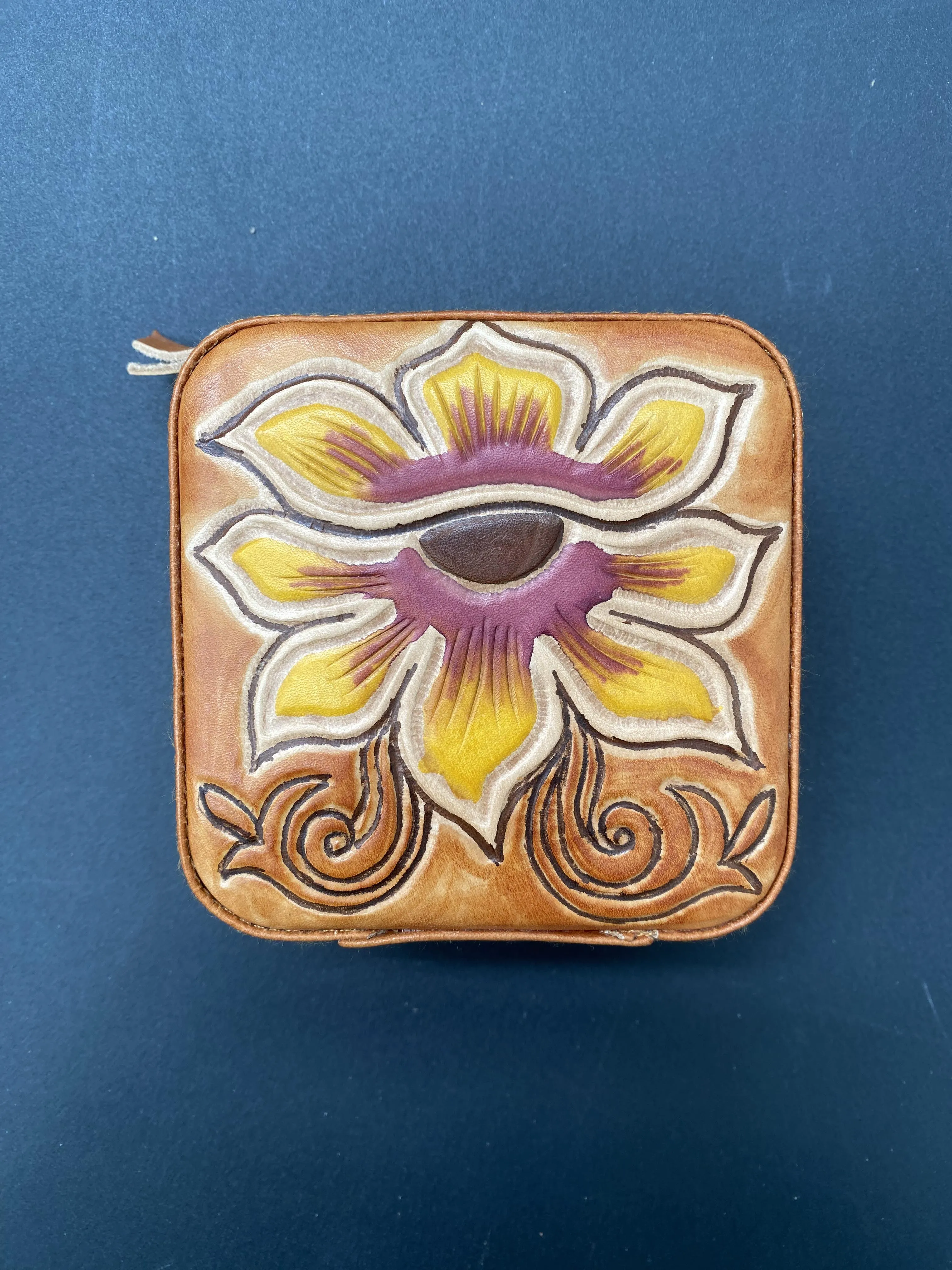 Jewellery Box Yellow Flower