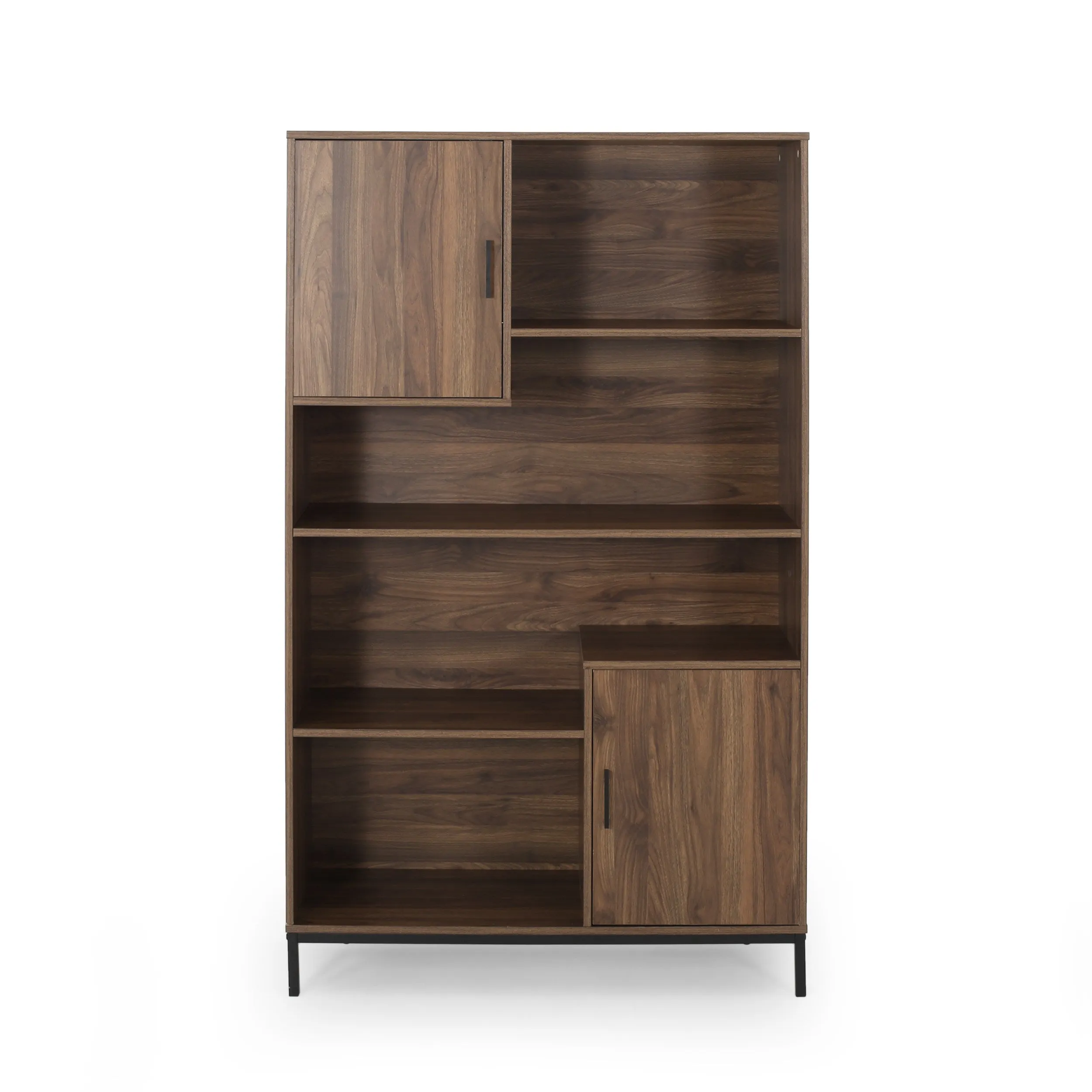 Joaquin Bookcase With Storage Cabinet