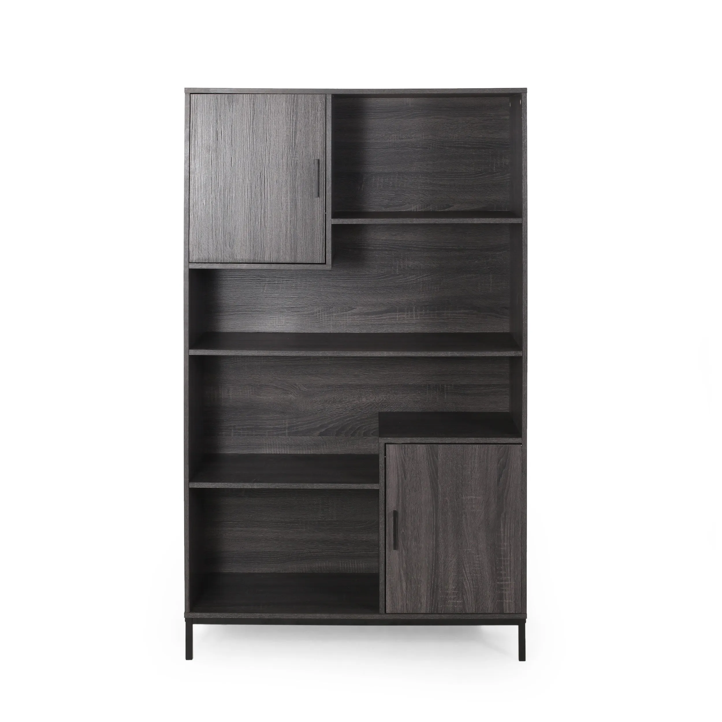 Joaquin Bookcase With Storage Cabinet