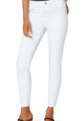 Liverpool Gia Glider Ankle 28" Inseam - Bright White