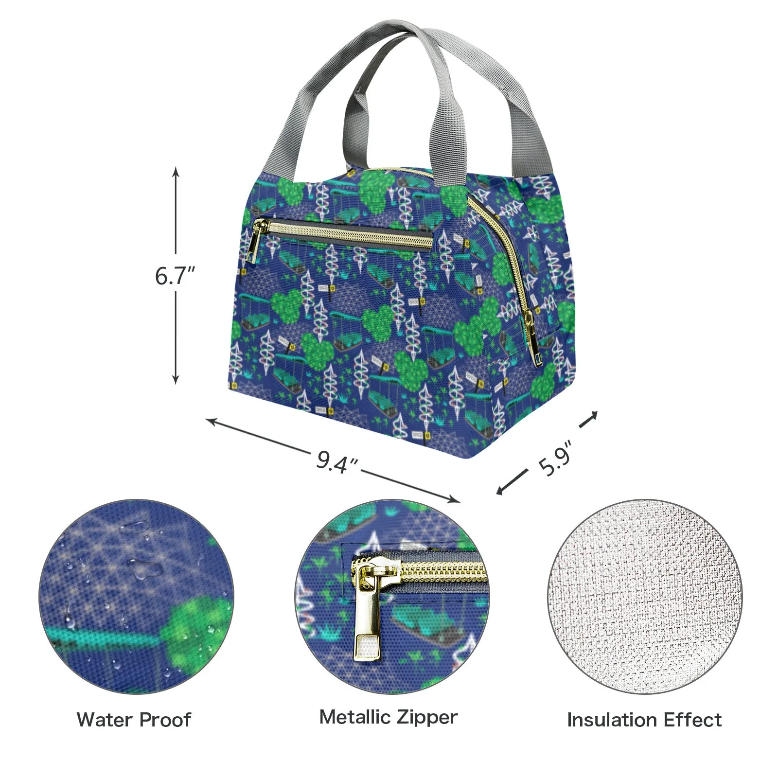 Living With The Land Portable Lunch Bag