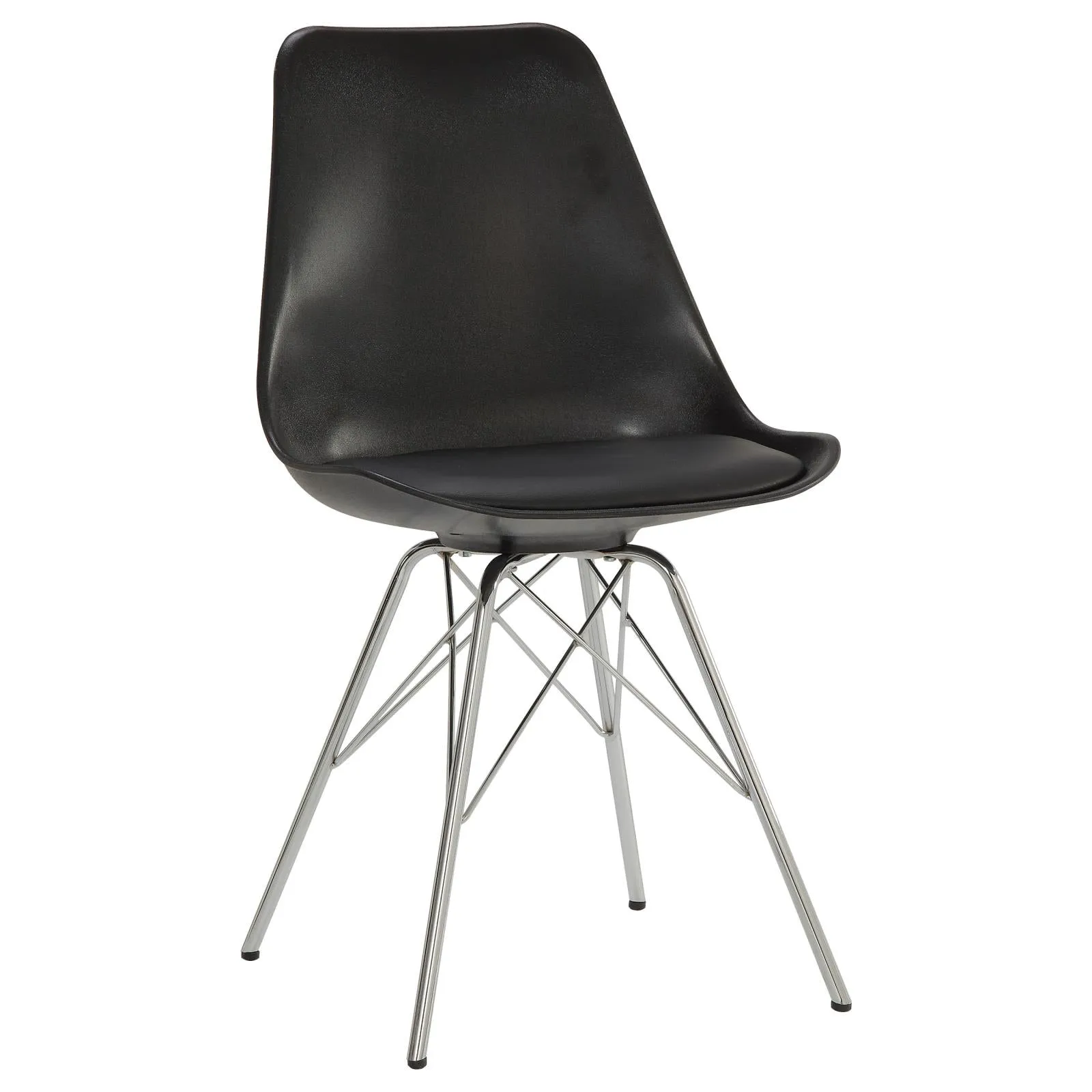Lowry Contemporary Black Dining Chair