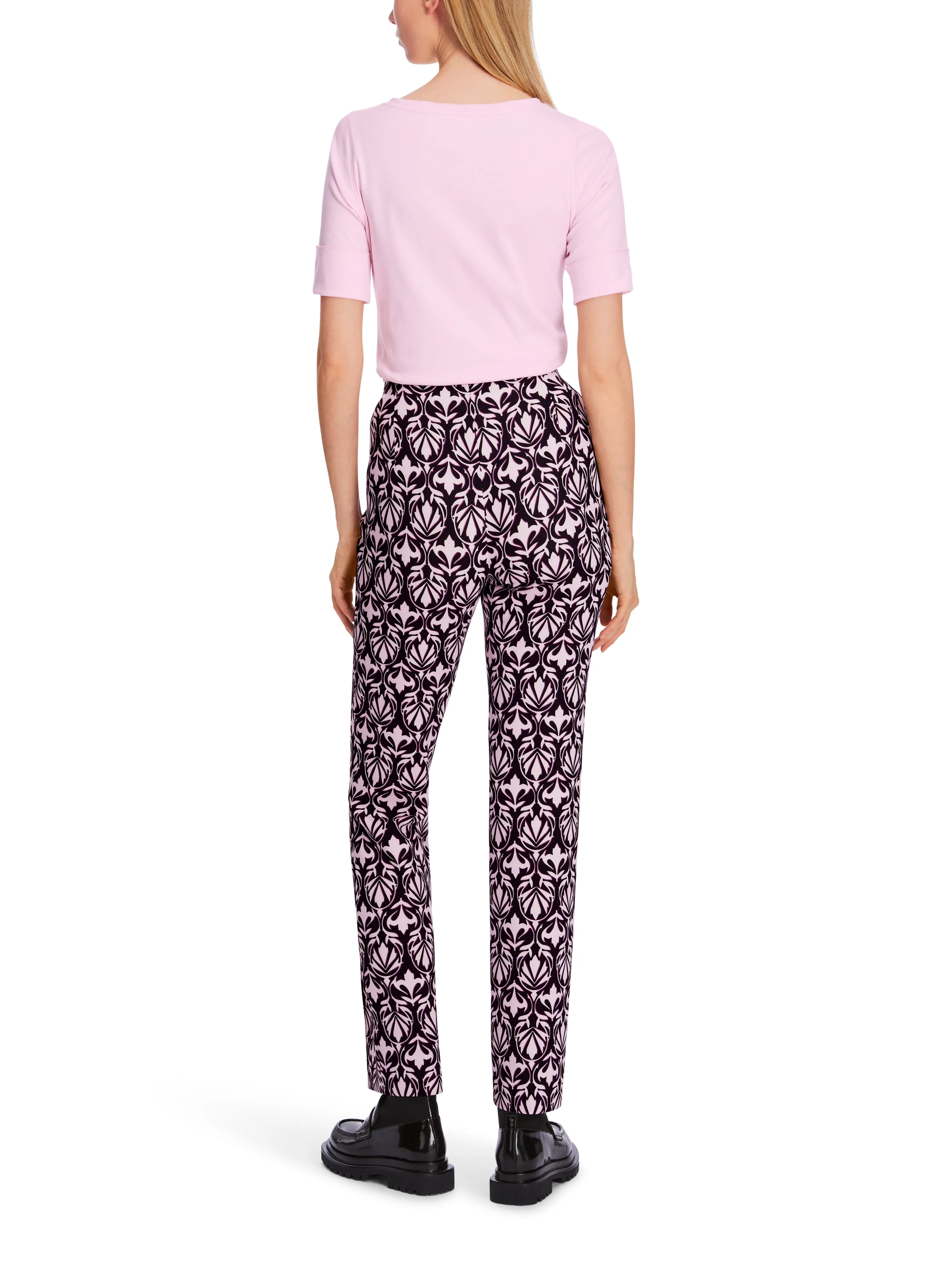 MARC CAIN Rose Printed Leggings