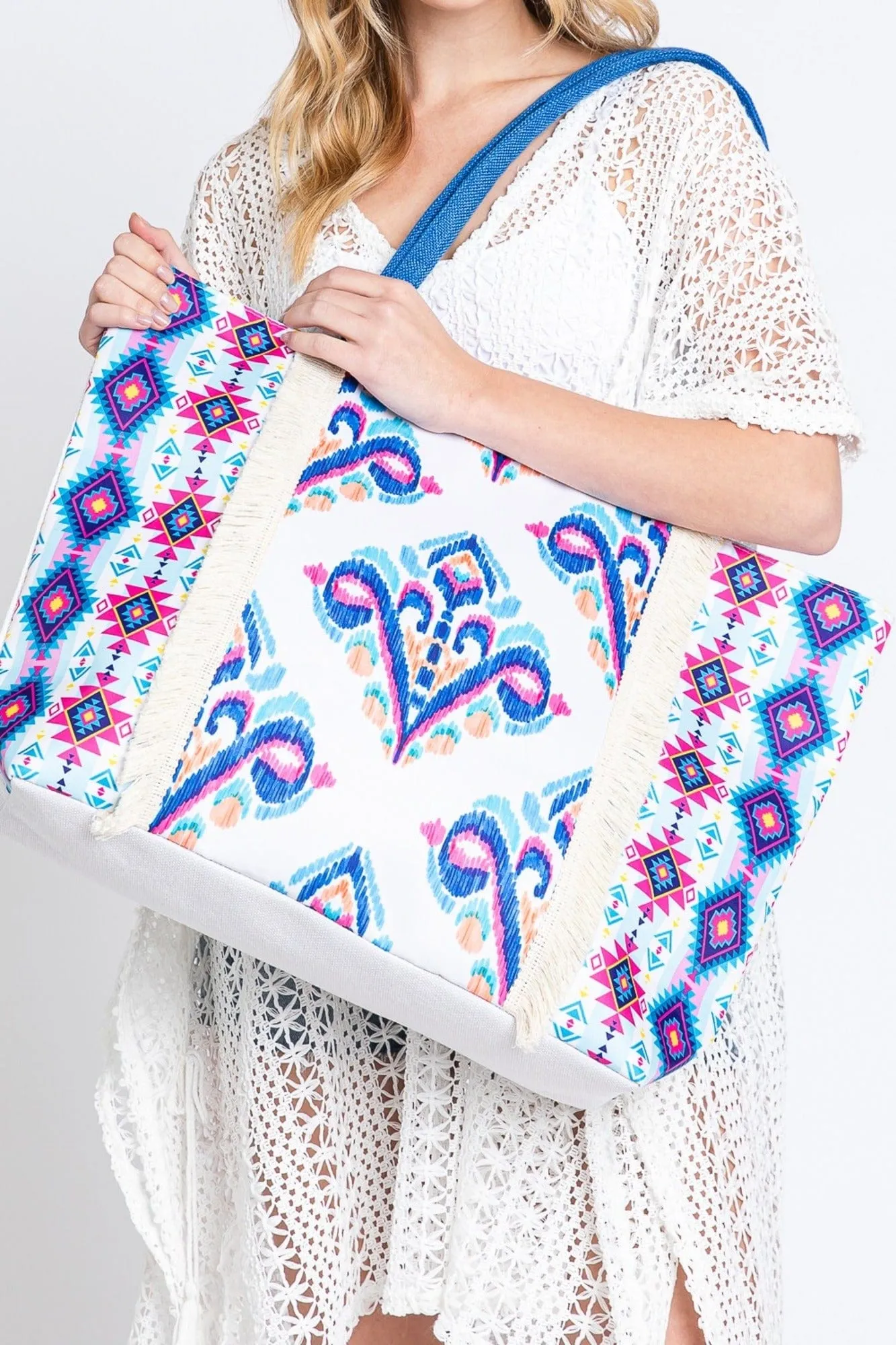MB0244 Denver Boho Fringe Tote Bag