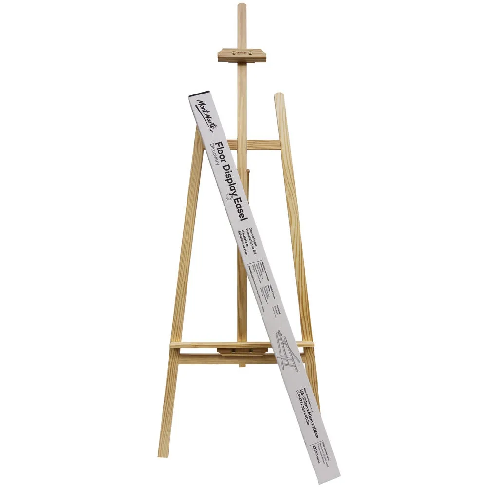 Mont Marte Floor Display Easel Pine 172cm