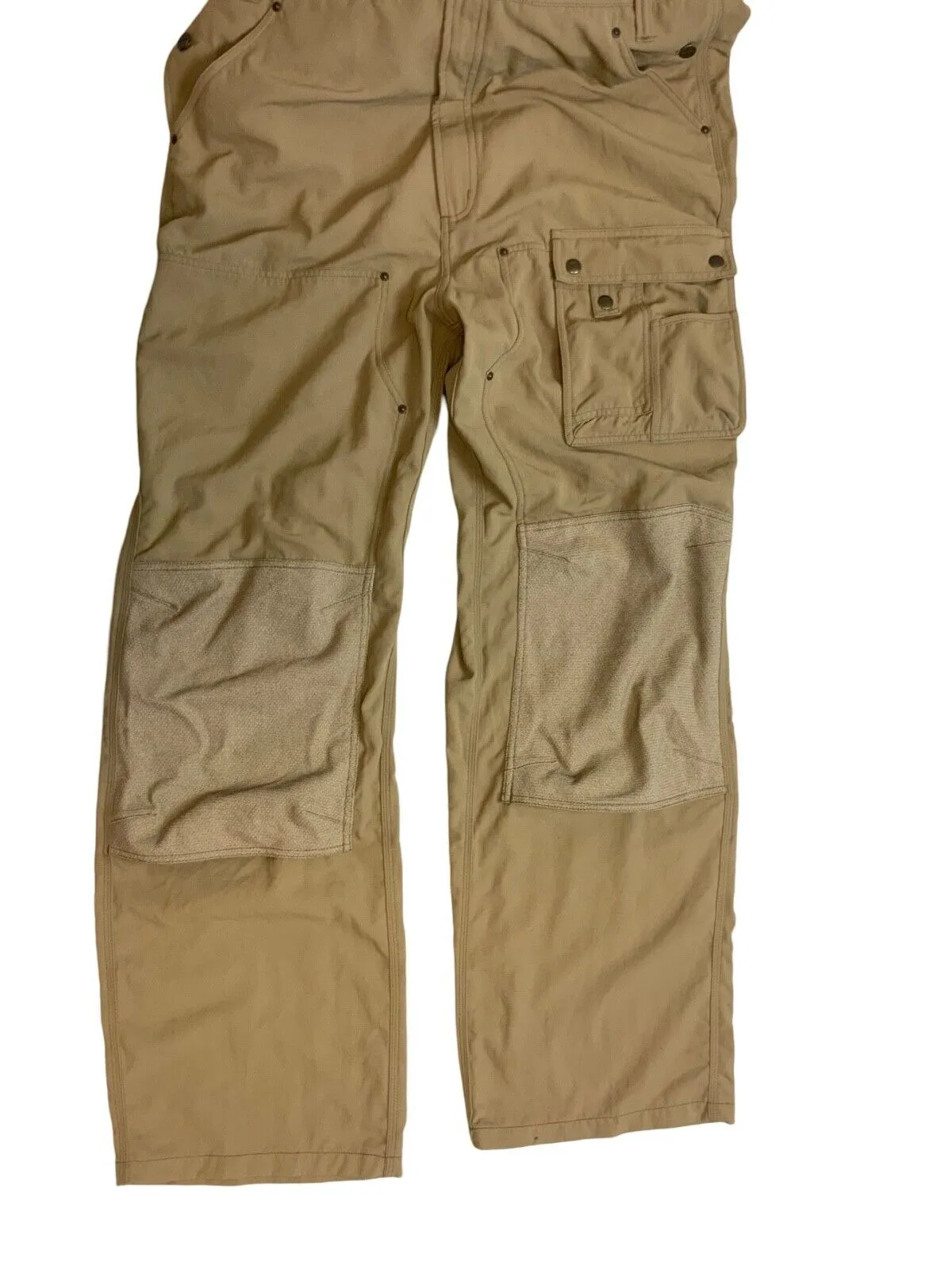 NEW TAGGED CARHARTT ER048 TNS WORKWEAR DUNGAREES PROTECTIVE KNEES 36”W 34”L