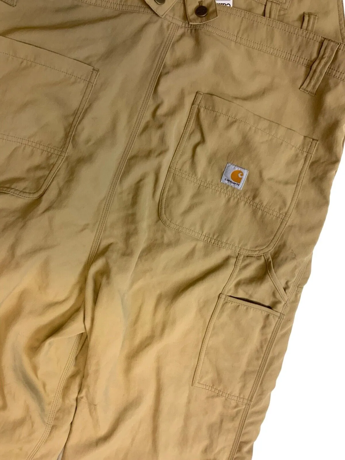 NEW TAGGED CARHARTT ER048 TNS WORKWEAR DUNGAREES PROTECTIVE KNEES 36”W 34”L