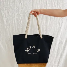 Newlyweds Tote | Navy