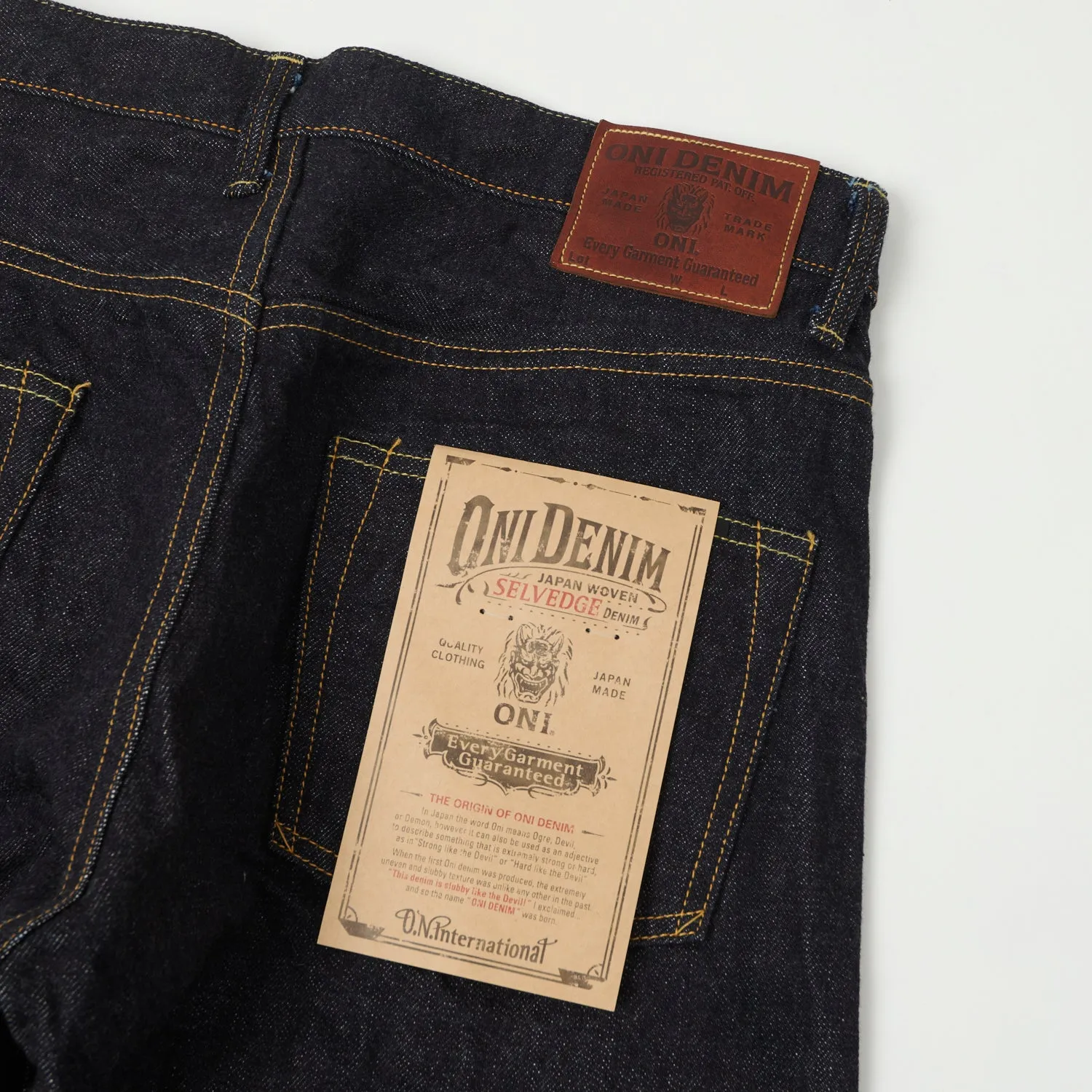 ONI 200 15oz Wide Straight Jean - One Wash