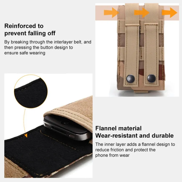 Outdoor Sports Running Mobile Phone Bag with Belt(Mud Color)