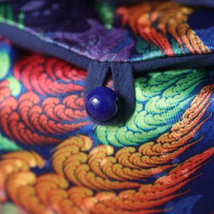 "Peacock Parade" Cloth Carrying Case for Teapot & Cups