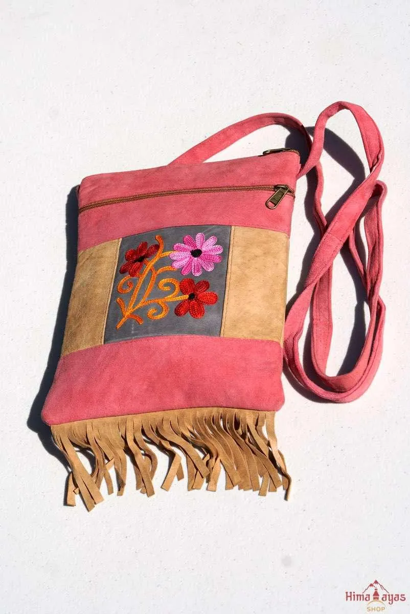 Side Bag with Flower