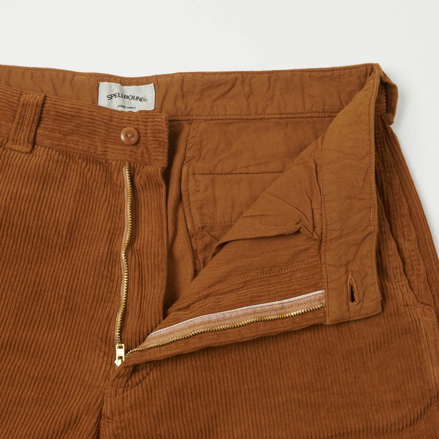 Spellbound 43-749H Corduroy Wide Trouser - Brick